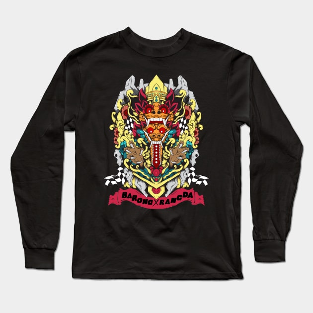 Barong X Rangda Long Sleeve T-Shirt by KUWI